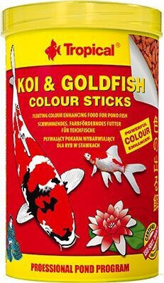 Tropical Koi&Goldfish Colour Sticks - worek 1000 ml/90 g