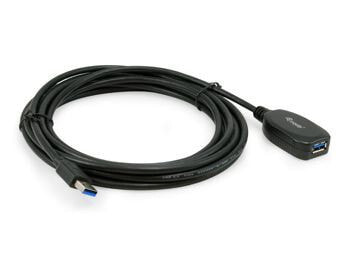 Equip 133346 USB кабель 5 m USB 3.2 Gen 1 (3.1 Gen 1) USB A Черный