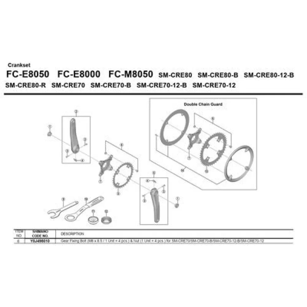 SHIMANO Steps CRE70 Screw