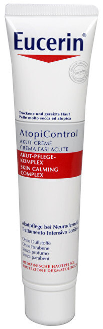 Eucerin AtopiControl Skin Calming Complex Восстанавливающий крем для атопической кожи 40 мл