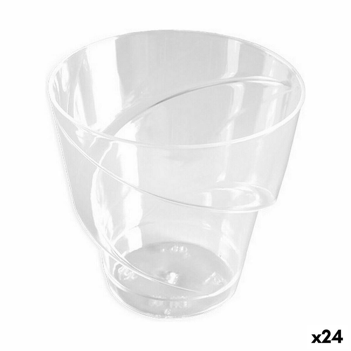 Set of reusable bowls Algon Spiral 10 Pieces 7 x 7 cm (24 Units)