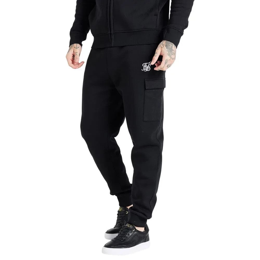 SIKSILK Essential Fleece cargo pants