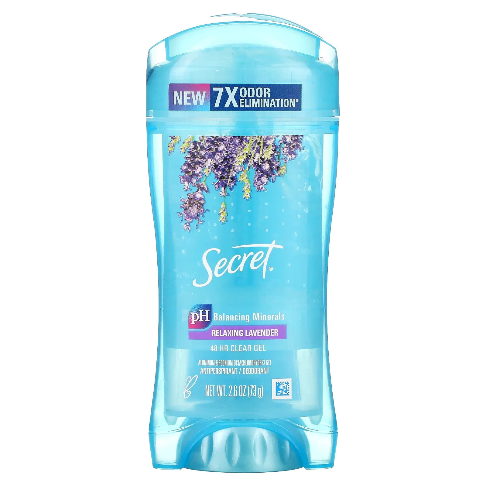 48 Hour Clear Gel Deodorant, Rose , 2.6 oz