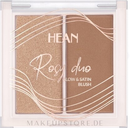 Gesichtsrouge - Hean Rosy Duo Glow & Satin Blush