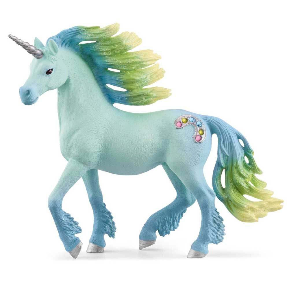 SCHLEICH Bayala Cotton Candy Unicorn Stallion Figure