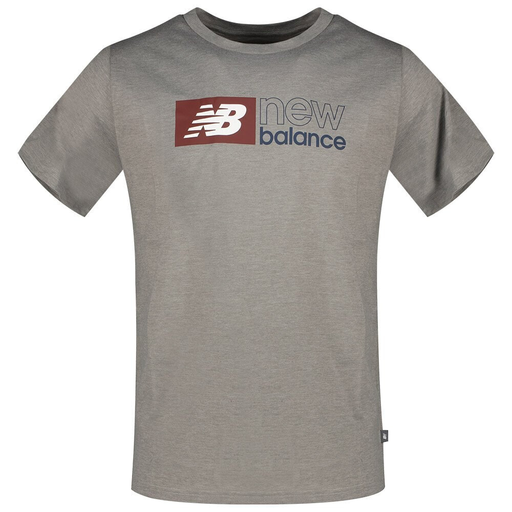 NEW BALANCE Sport Essentials Heathertech Graphic Short Sleeve T-Shirt