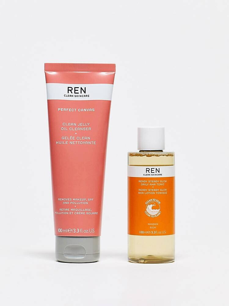REN Clean Skincare – Cleanse & Tone – Hautpflege-Set (25% Ersparnis)