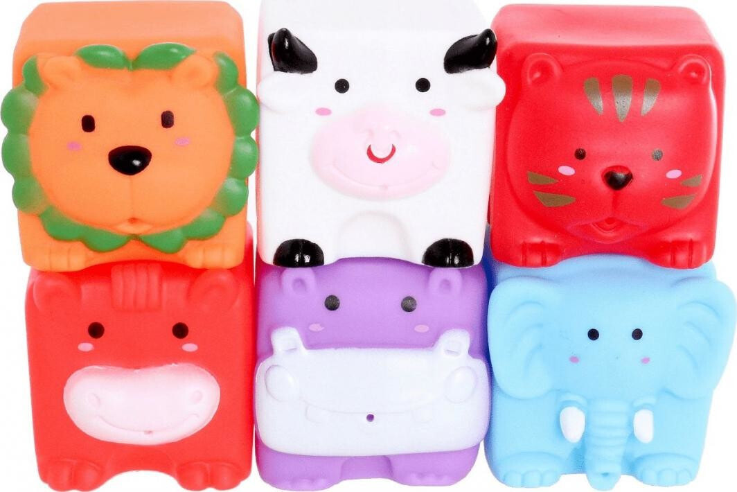 Askato Soft bath cubes - Animals in a bag 113210