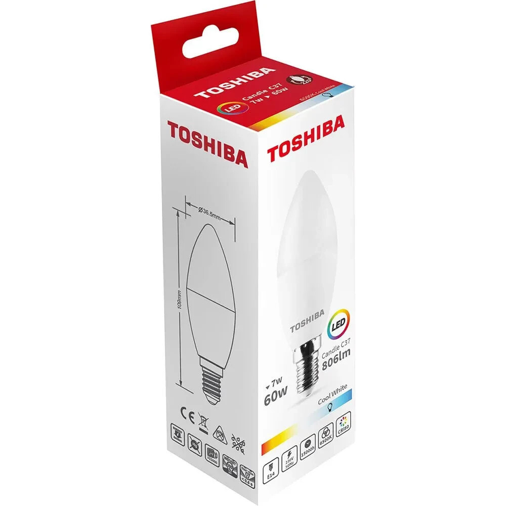 TOSHIBA 384686 C37 E14 7W led bulb