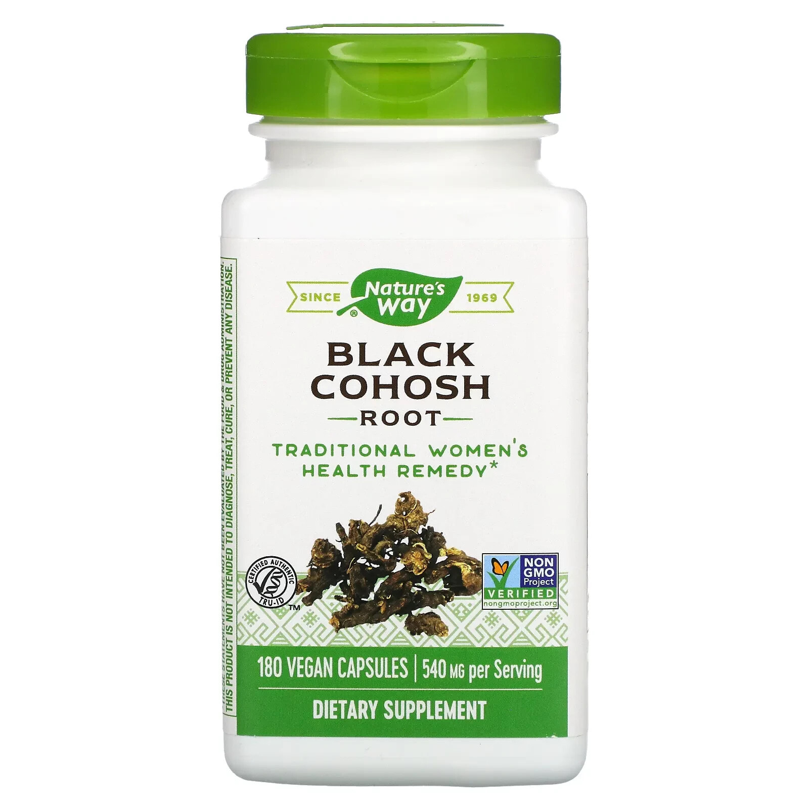 Black Cohosh Root, 540 mg, 100 Vegan Capsules