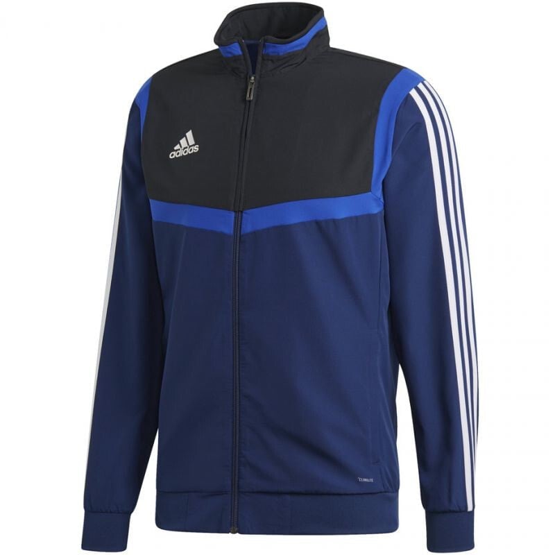 Мужская олимпийка спортивная на молнии синяя Adidas Tiro 19 PRE JKT M DT5267