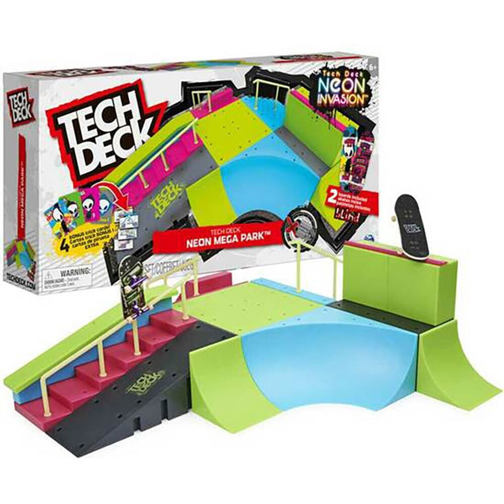 SPIN MASTER Neon Mega Park Tech Deck With 2 Skates