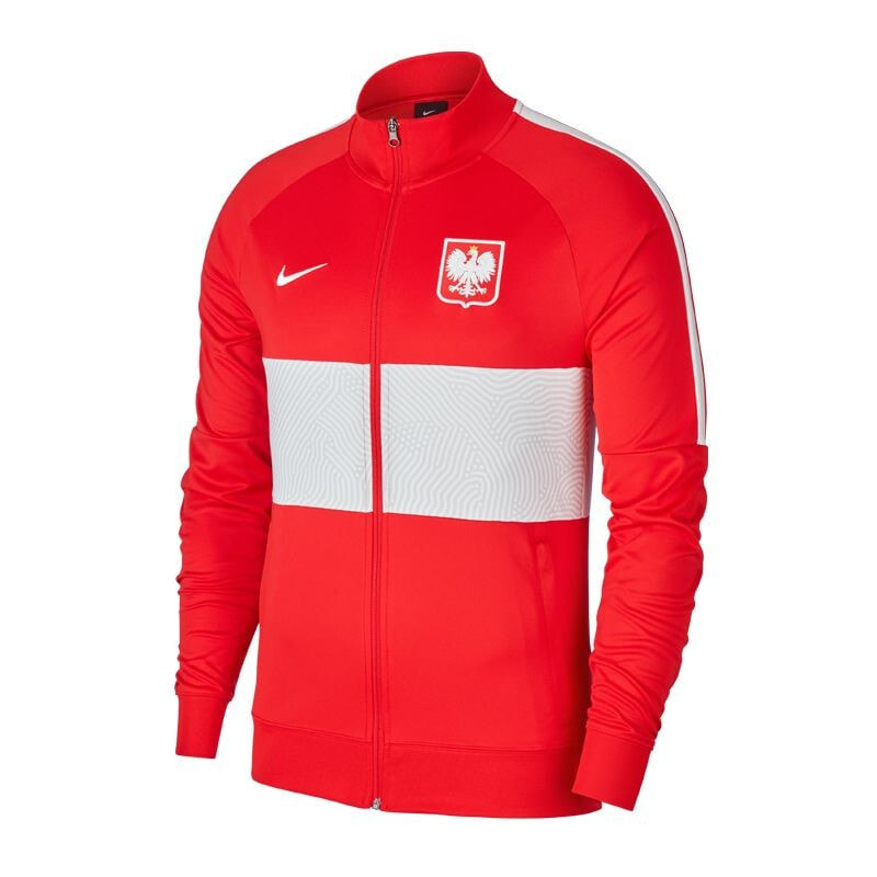 Мужская олимпийка спортивная на молнии красная Nike Poland M CI8371-688