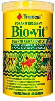 Корм для рыб Tropical Bio-Vit pokarm roślinny dla rybek 500ml/100g