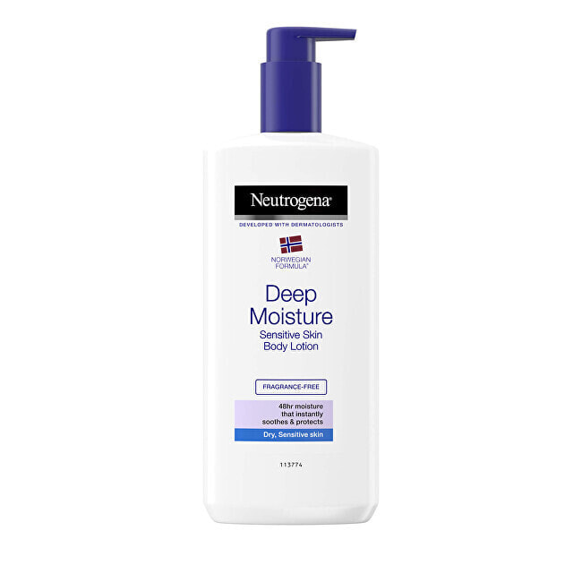 Deep moisturizing body lotion for sensitive skin 24 H