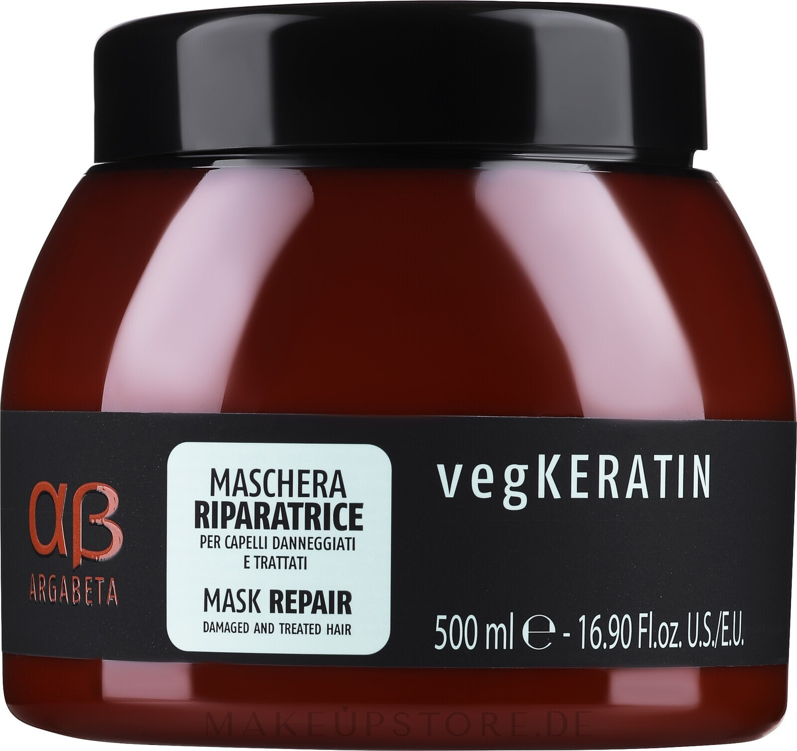 Reparierende Haarmaske für strapaziertes Haar - Dikson Argabeta Keratin Mask Repair