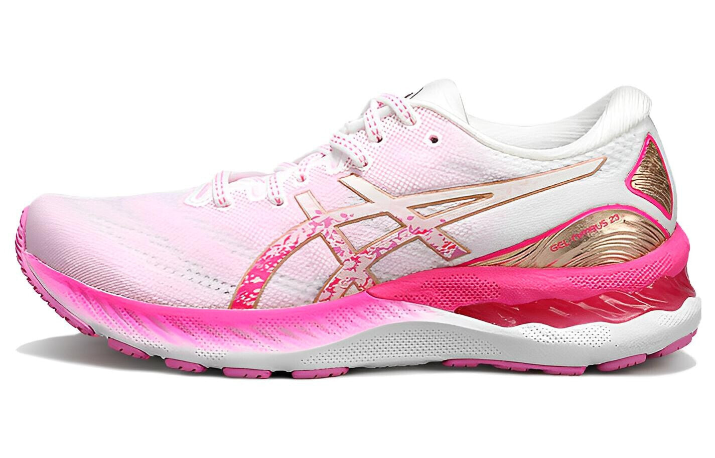 Asics GEL-Nimbus 23 低帮 跑步鞋 女款 粉白 / Кроссовки Asics GEL-Nimbus 23 1012B078-700