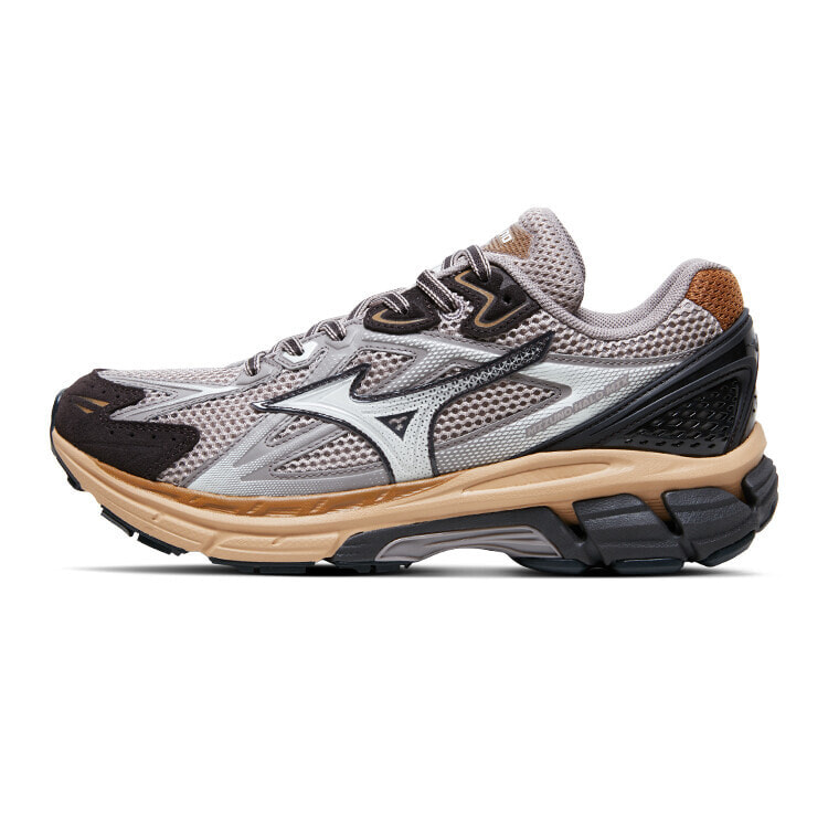 Mizuno Halo Mix Running Shoes Unisex Low-Top Cameo Grey/Ebony/Champagne White