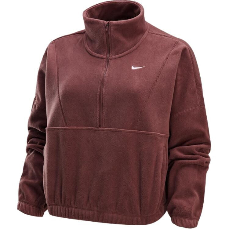 Nike Therma-FIT Sweatshirts Women's Red Brown