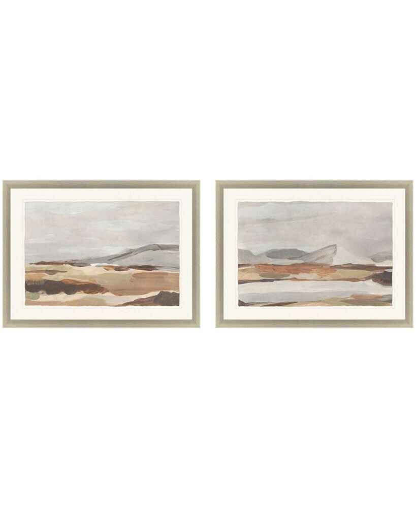 Paragon Picture Gallery dusky Mountain Framed Art, Set of 2
