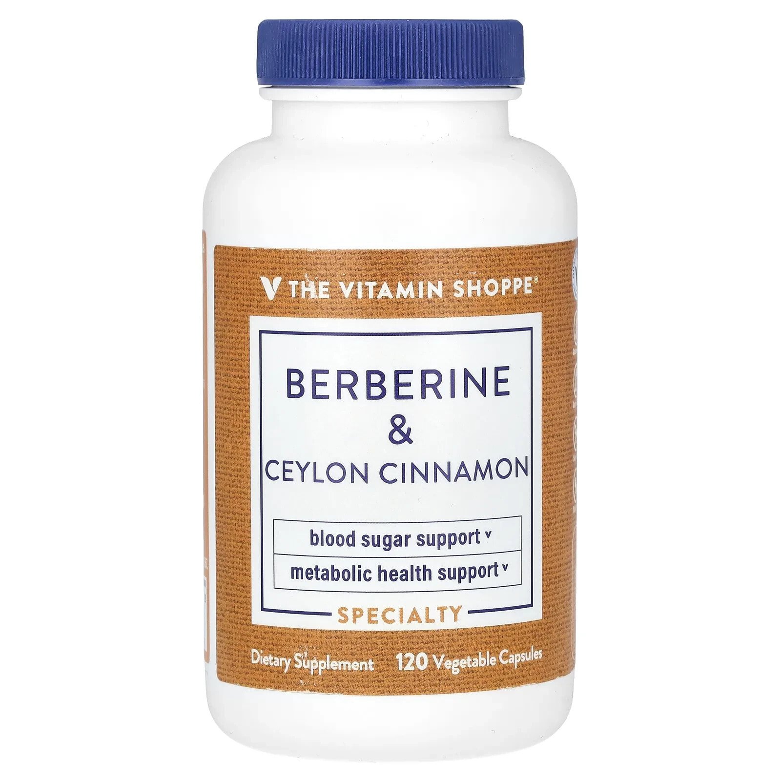 Berberine & Ceylon Cinnamon, 120 Vegetable Capsules