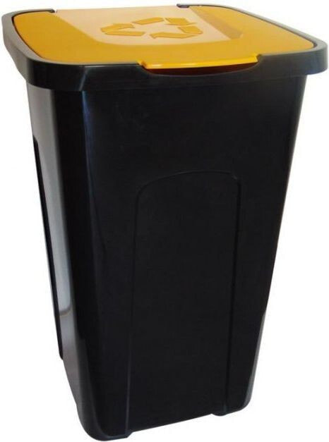 Keeeper waste bin for recycling 50L yellow (GRE000169)