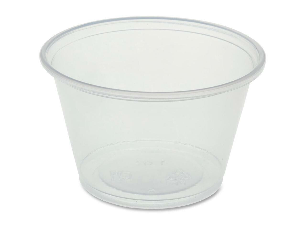 Genuine Joe Portion Cups 4oz. 50BG/CT Clear 19067