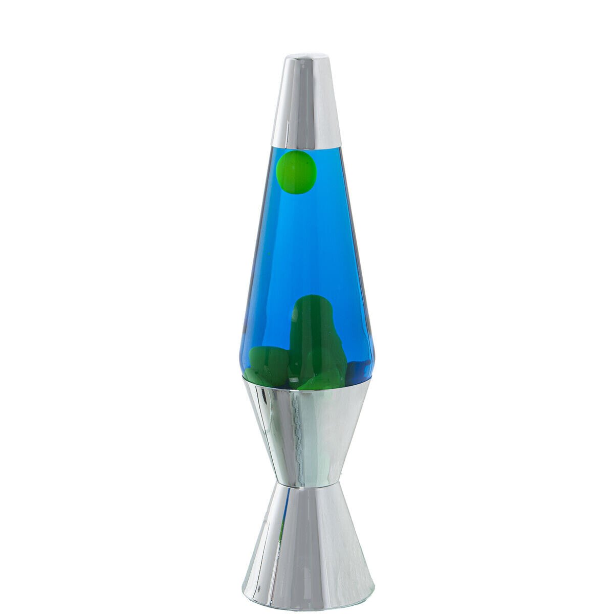 Lava Lamp Alexandra House Living Blue Green Metal 9 x 37 x 9 cm