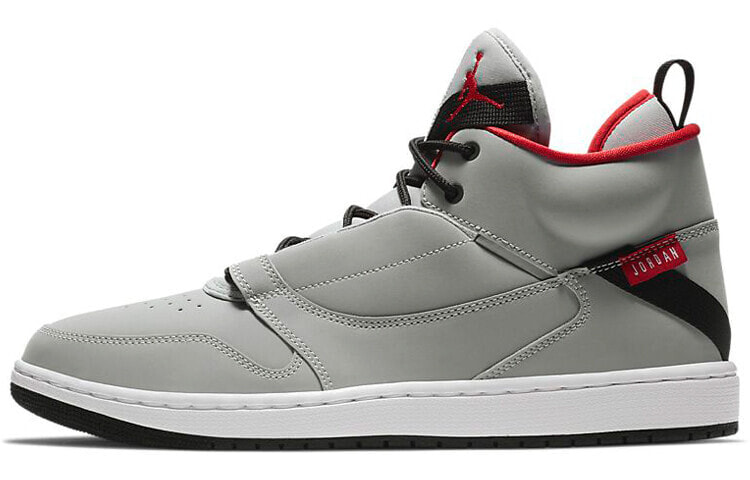 Jordan Fadeaway wolf grey 耐磨防滑 高帮 复古篮球鞋 男款 狼灰 / Кроссовки Jordan Fadeaway AO1329-060