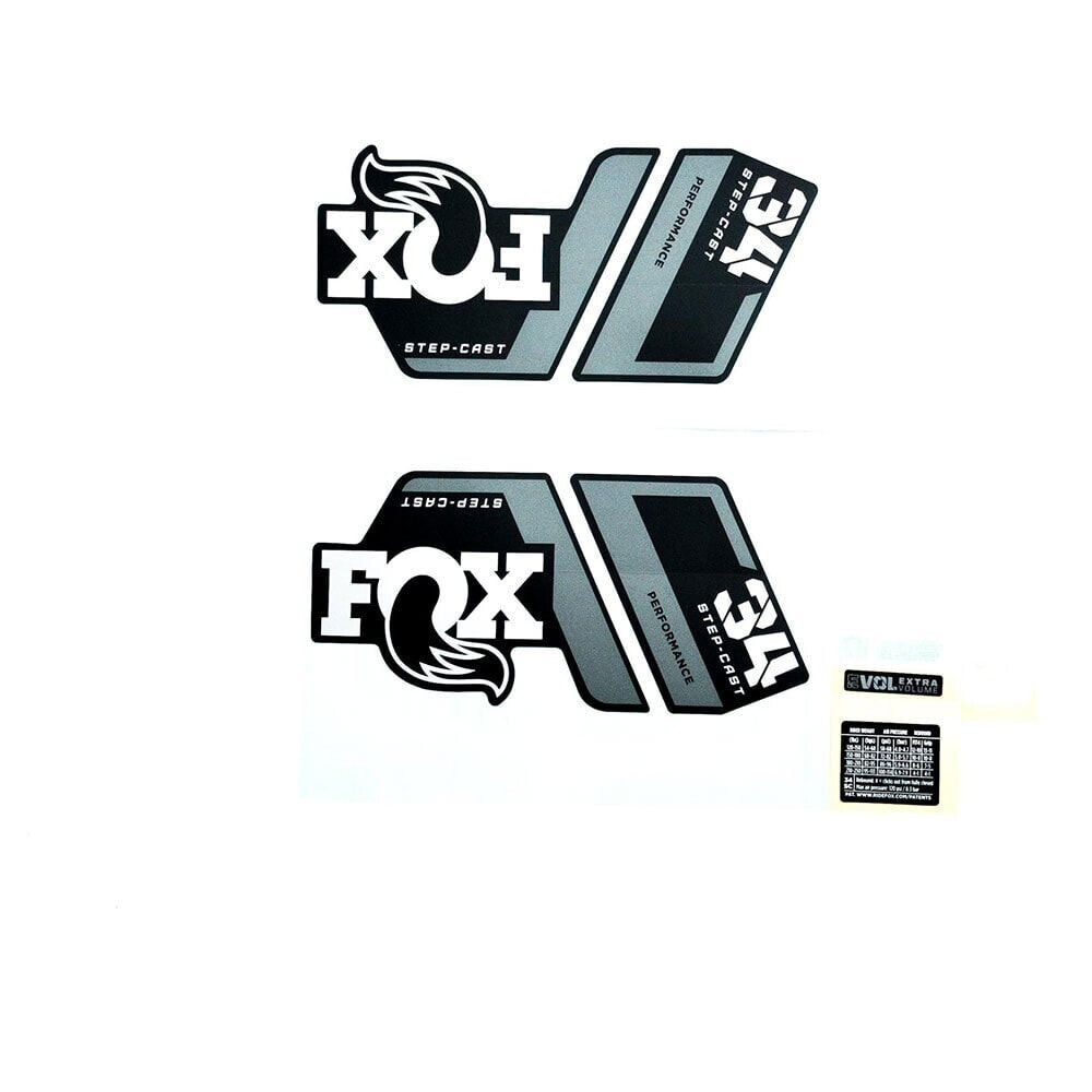 FOX 34 SC P-S 2022 Stickers