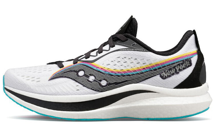 Saucony Endorphin Speed 啡速 2 专业竞速 低帮 跑步鞋 男款 白黑蓝 M宽 / Кроссовки Saucony Endorphin Speed 2 M S20688-77