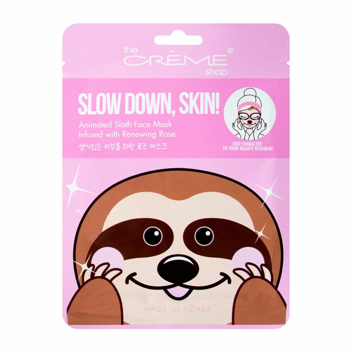 Facial Mask The Crème Shop Slow Dawn, Skin! Sloth (25 g)