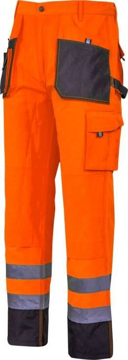 Lahti Pro HIGH VISIBILITY TROUSERS BLACK / ORANGE, "XL", CE, LAHTI