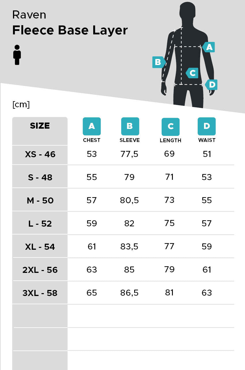 Unterhemd Raven Seamless Body Mapping Schwarz