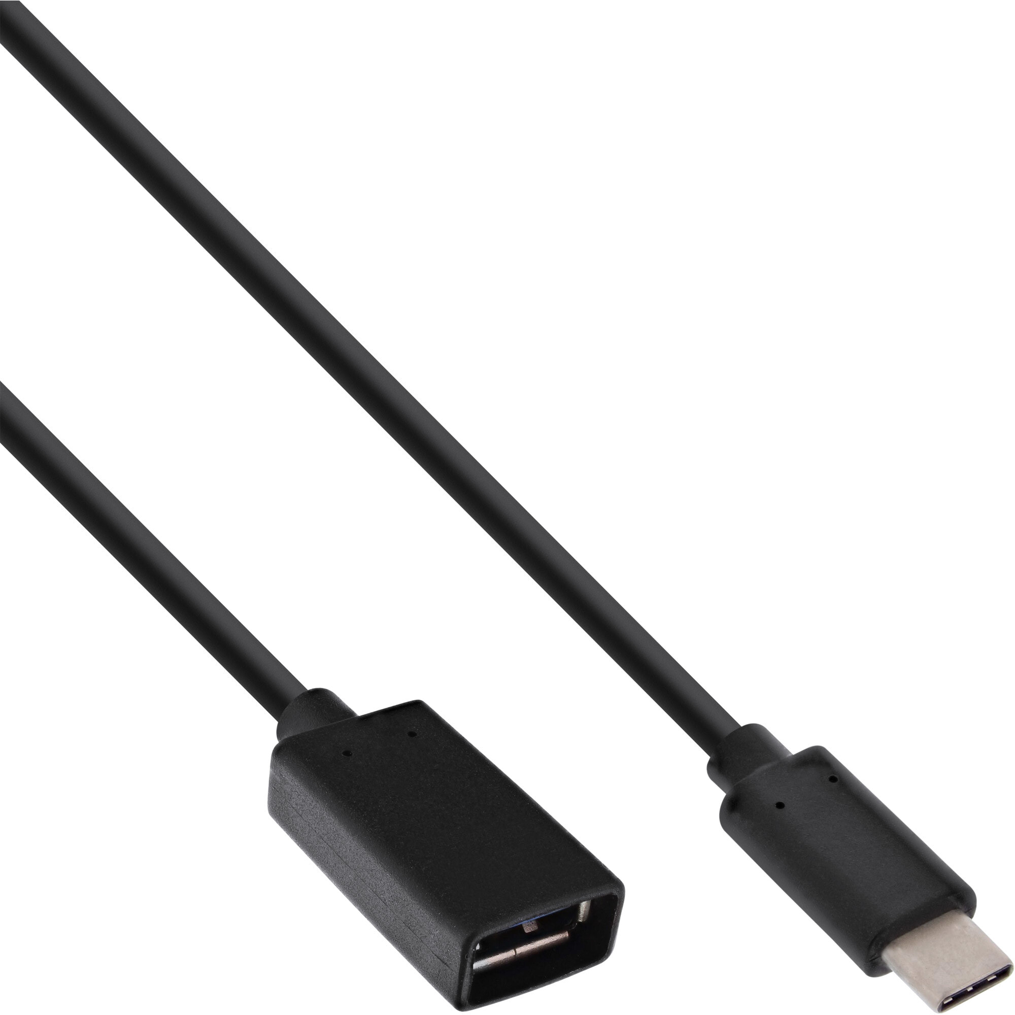 InLine 0.15m USB 3.1 A - USB 3.1 C USB кабель 0,15 m 3.2 Gen 2 (3.1 Gen 2) USB A USB C Черный 35800