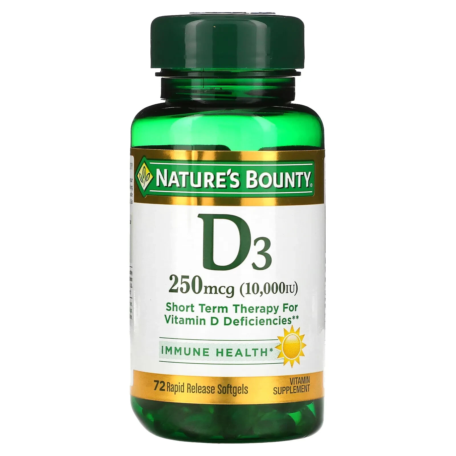 D3, 50 mcg (2,000 IU), 240 Rapid Release Softgels