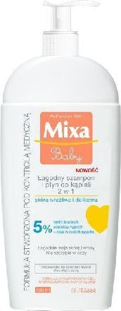 Mixa Baby Mild Shampoo and Bath Lotion Деликатный детский шампунь и лосьон для купания 400 мл