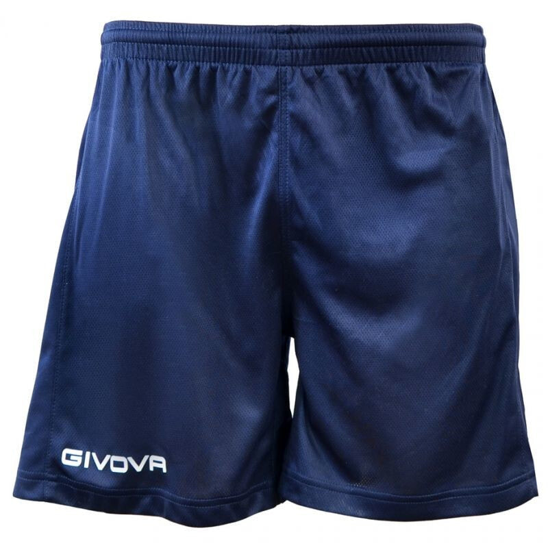 Мужские шорты спортивные синие футбольные Givova One U P016-0004