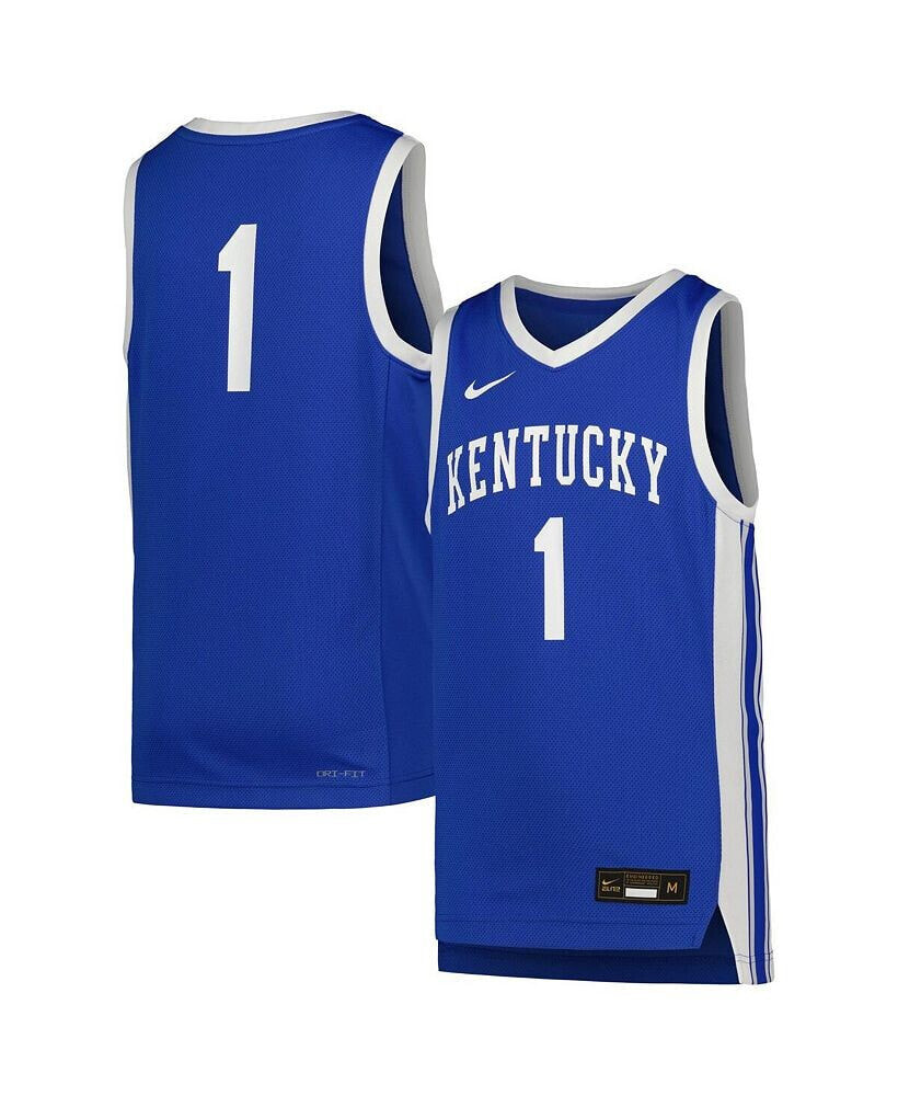 Nike big Boys #1 Royal Kentucky Wildcats Icon Replica Basketball Jersey