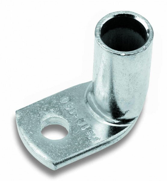 183163 - Tubular ring lug - Tin - Angled - Metallic - Copper - 6 mm²
