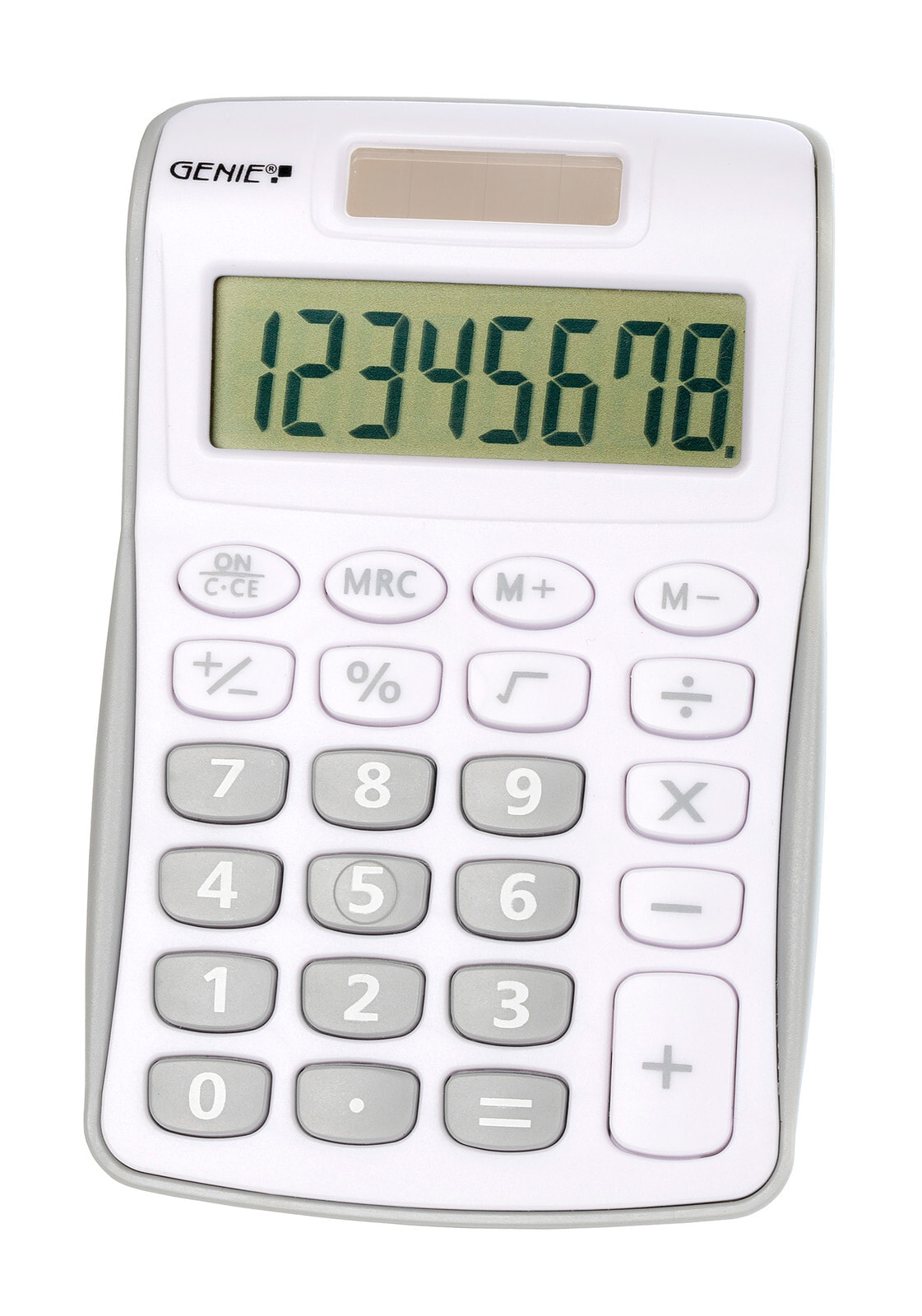 Genie 120 S калькулятор Карман Дисплей Серый, Белый 12494
