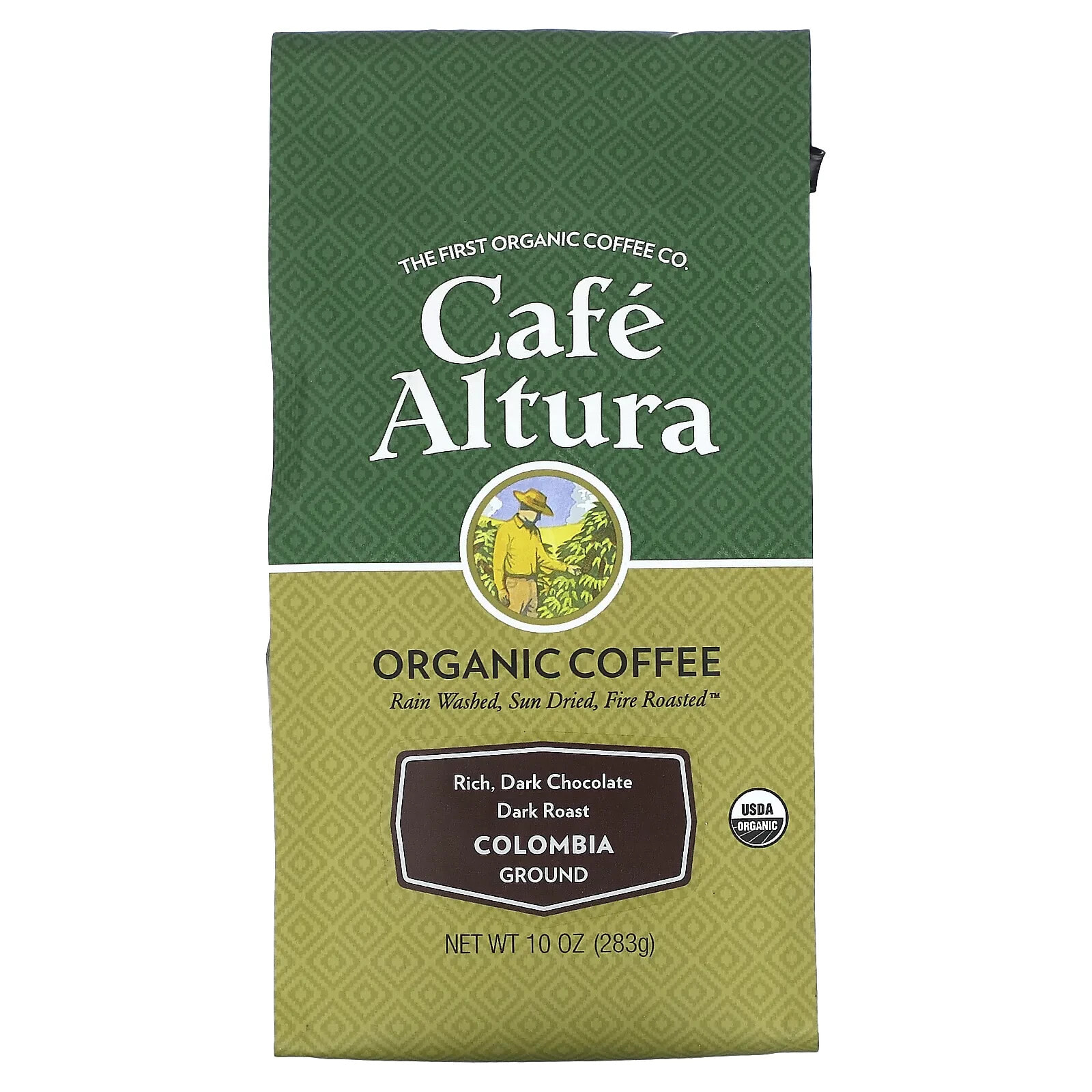 Organic Coffee, Ground, Dark Blend, 12 oz (340 g)