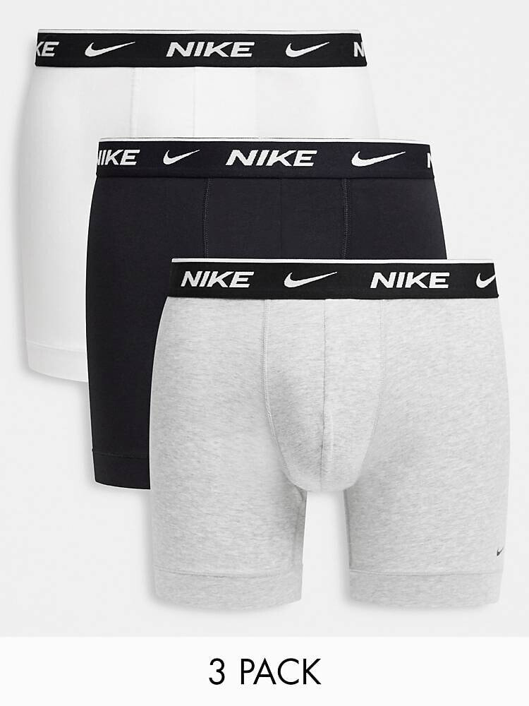 Nike – Boxershorts in Grau im 3er-Pack
