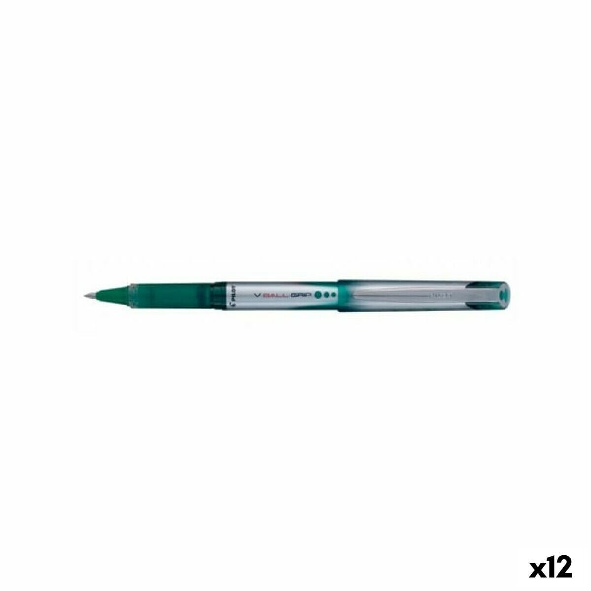 Roller Pen Pilot V Ball Grip Green 0,5 mm (12 Units)