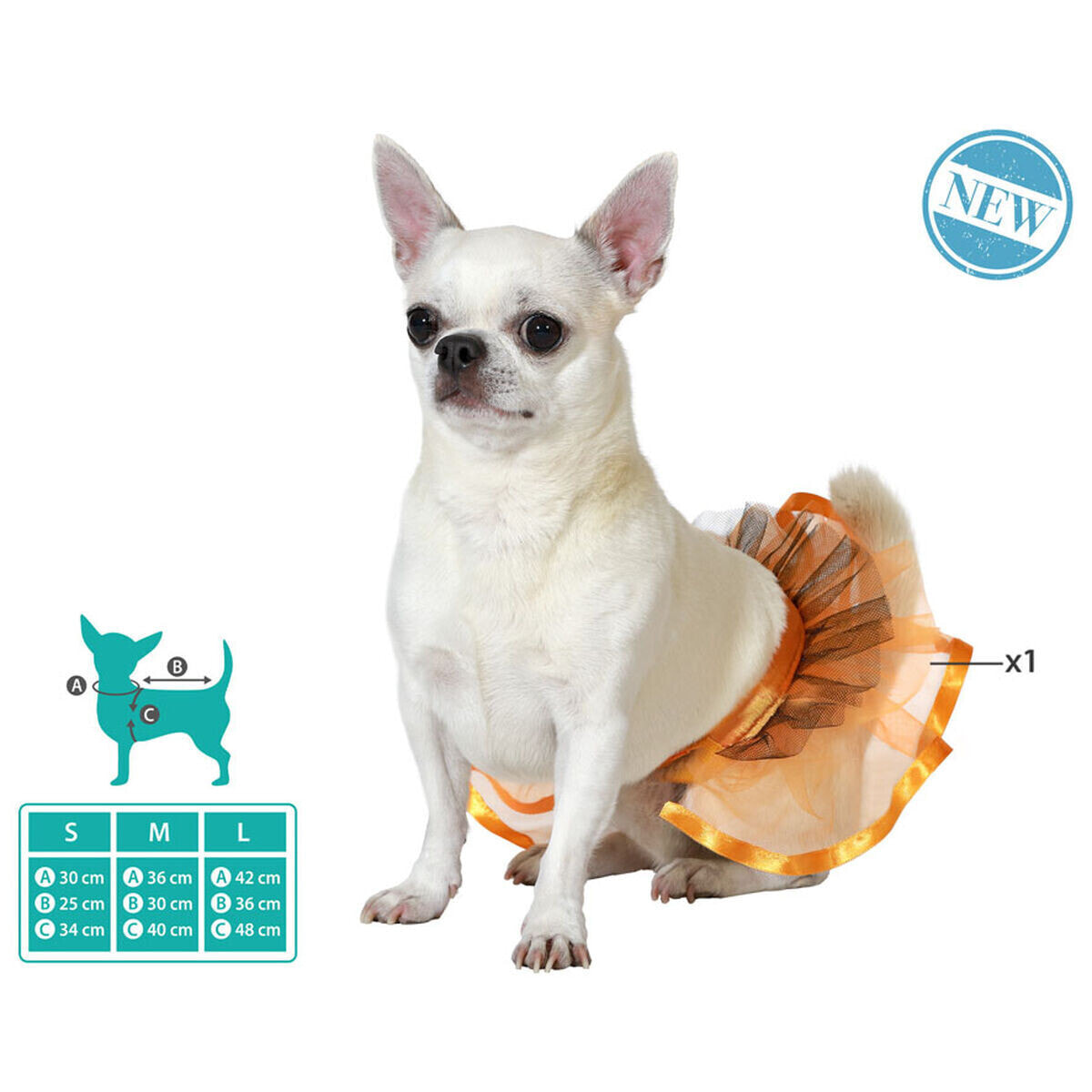 Dog Costume Size S Tutu