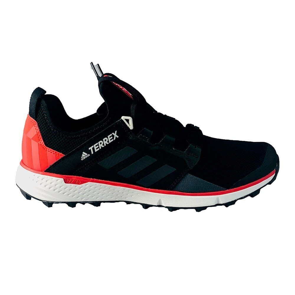 Мужские кроссовки спортивные треккинговые черные текстильные низкие демисезонные  Adidas Terrex Speed LD