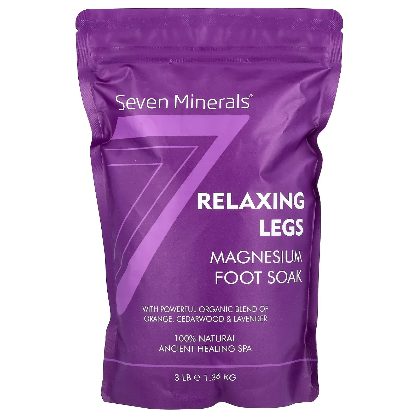 Relaxing Legs, Magnesium Foot Soak, Orange, Cedarwood & Lavender, 3 lb (1.36 kg)