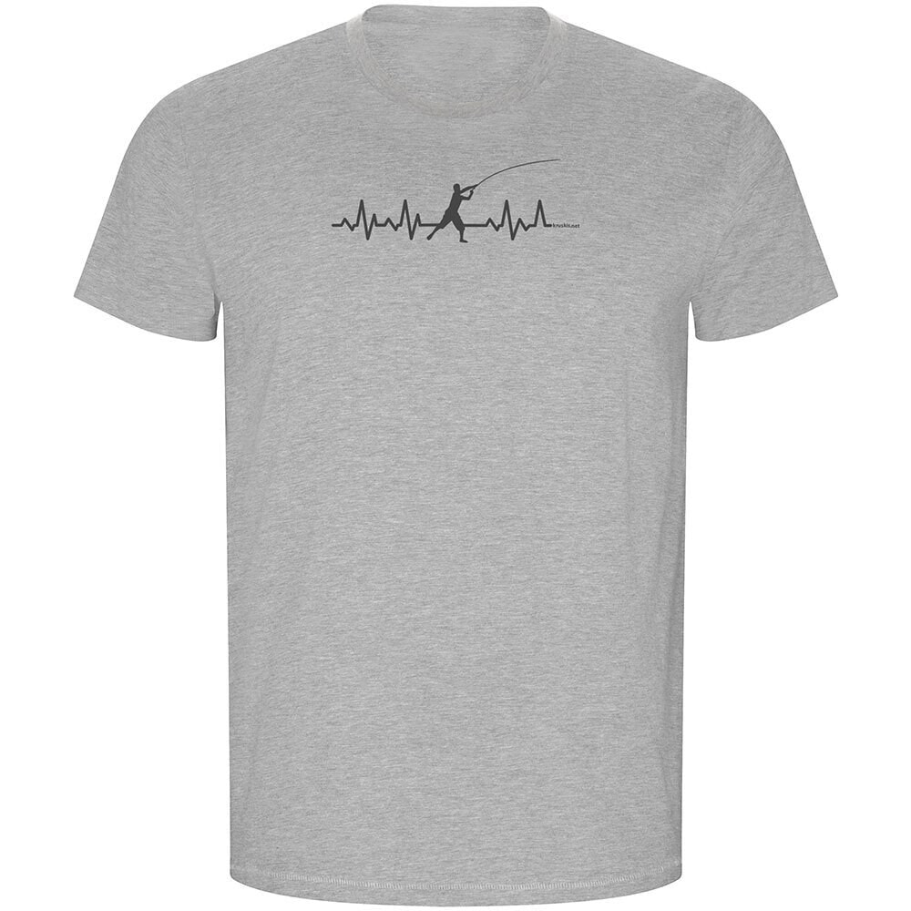 KRUSKIS Fishing Heartbeat ECO Short Sleeve T-Shirt