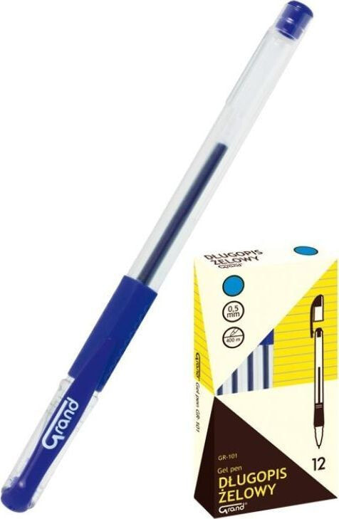 Письменная ручка Grand Długopis żelowy GR-101 niebieski (12szt) GRAND