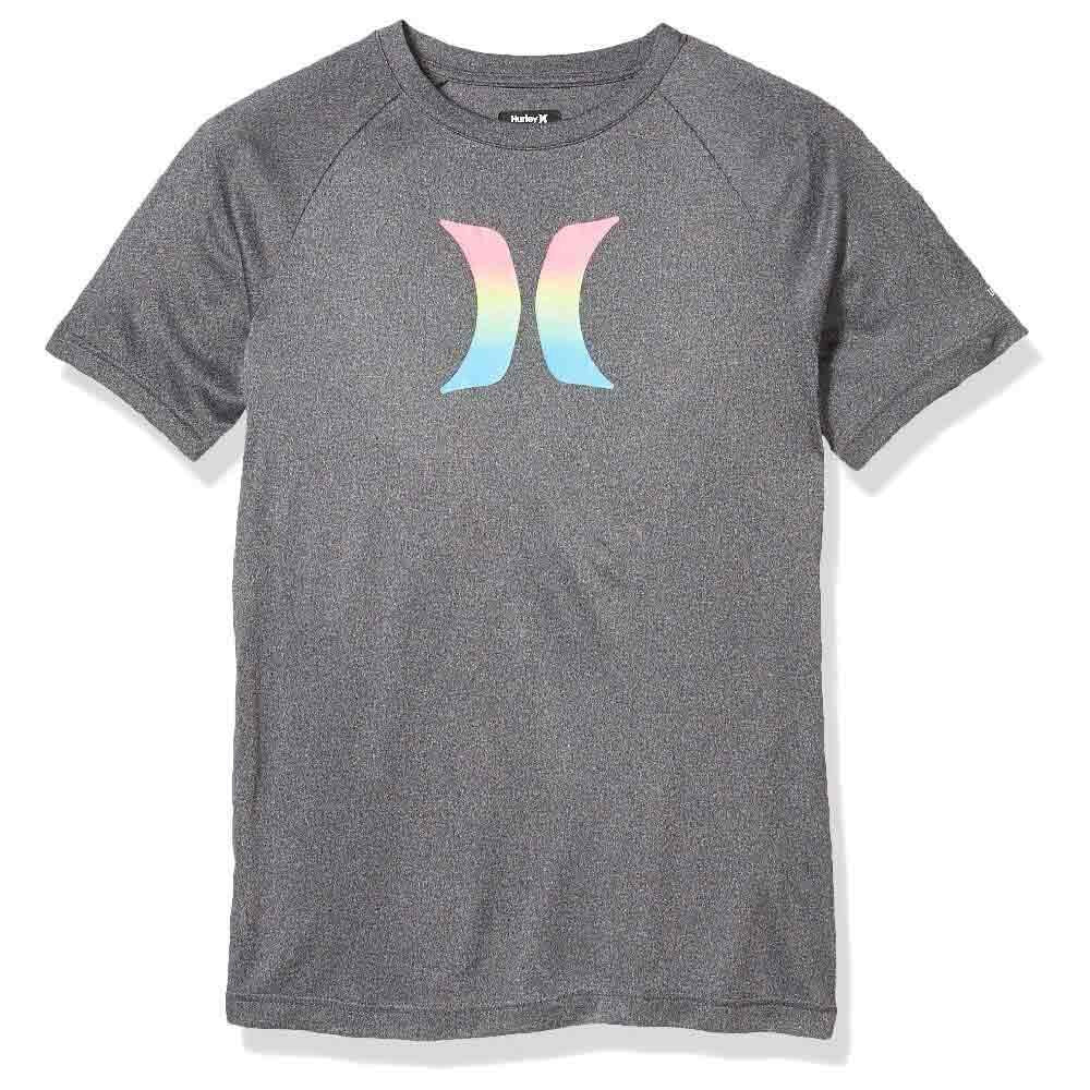 HURLEY Ombre Icon UPF Girl Short Sleeve Rashguard